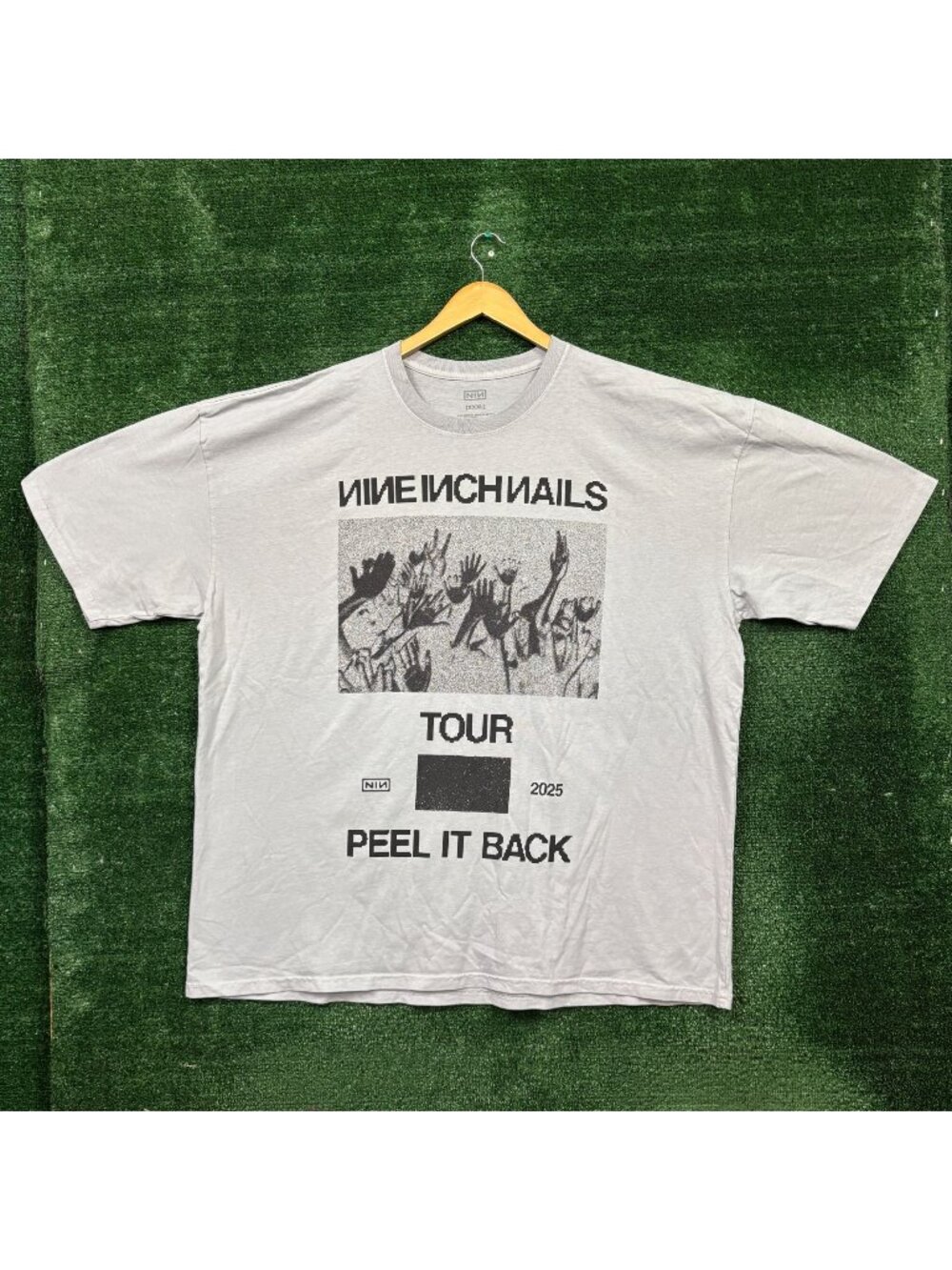 Nine Inch Nails Peel It Back Tour Rock Band T-Shirt Size XXXL